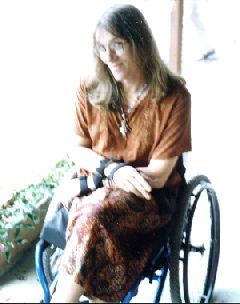 Laura in her wheelchair, both are called earthturtle... (imagemap)
